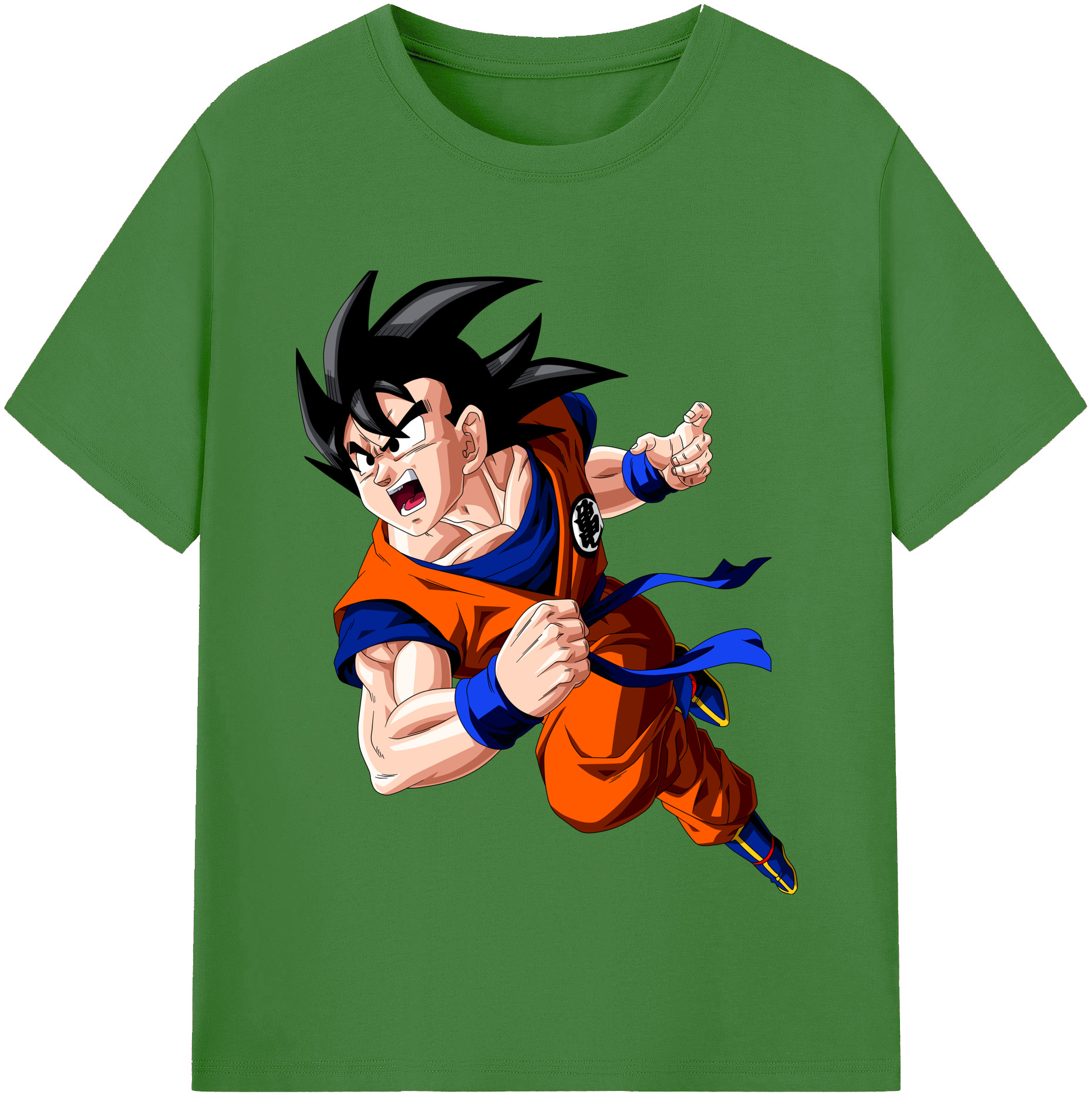 （画像用） ドラゴンボール 孫悟空（そん ごくう）Son Goku カカロット DRAGON BALL Kakarotto レディースカジュアルプリントTシャツ（綿100％）